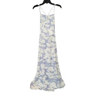 Open Edit‎ Women's  Blue & White Maxi Dress Size Medium